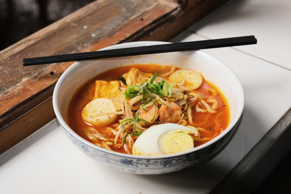 Laksa sopa de Singapur