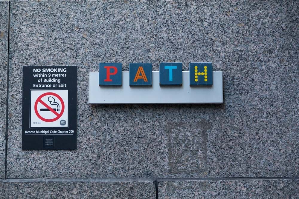 señal del PATH en Toronto