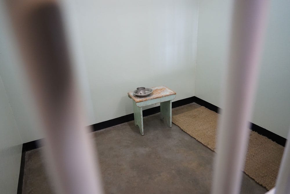 celda de nelson mandela en robben island