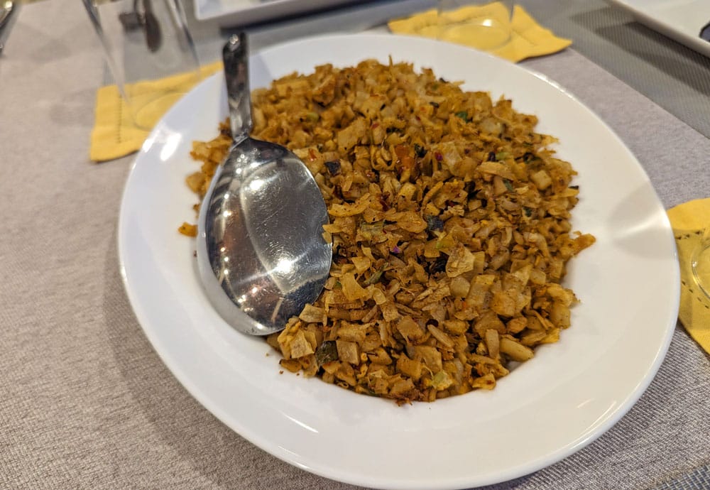 kottu, plato típico de Sri lanka