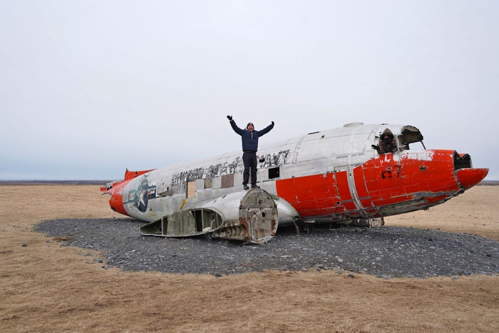 avion abandonado islandia