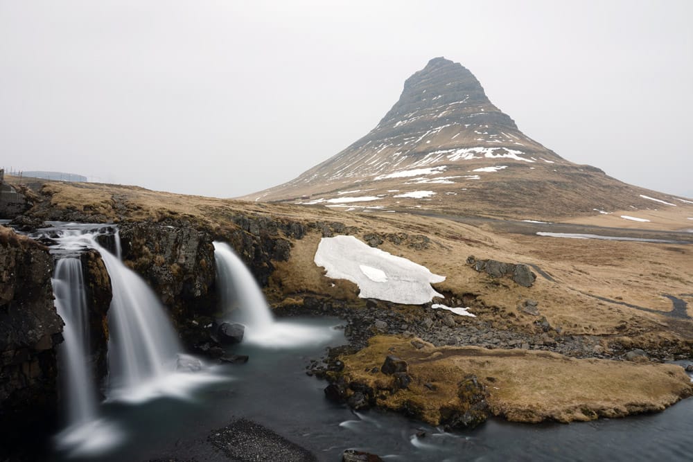 cascada Kirkjufellsfossar en Islandia