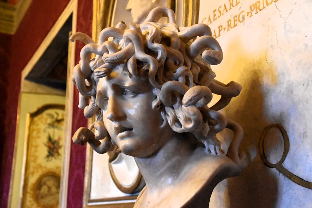 busto de Medusa de Bernini en los Museos Capitolinos