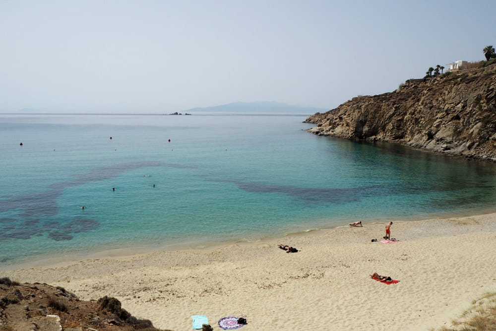 playa Kalo Livadi en Mykonos