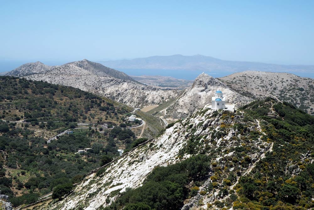 que ver en Naxos, vista panorámica