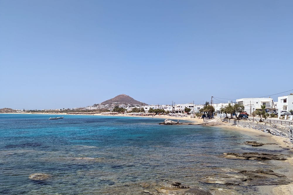 playa Agios Prokopios en Naxos