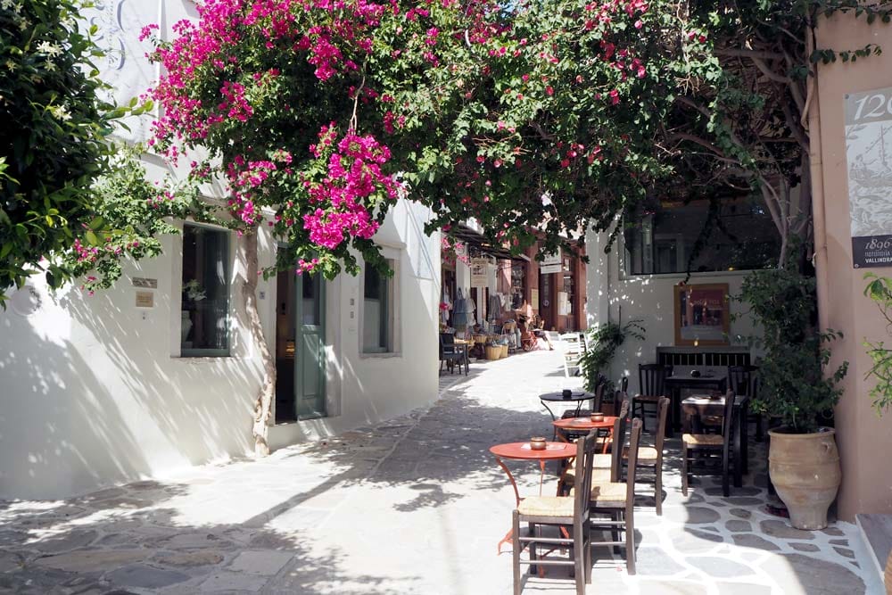 que ver en Naxos pueblo de Chalkio