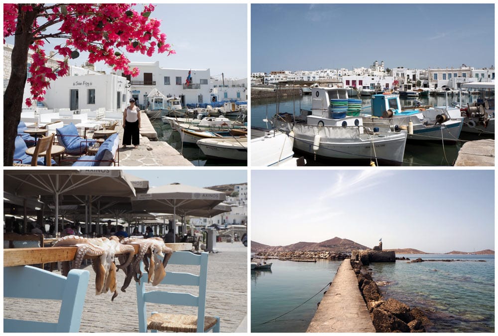 pueblo de Naoussa en Paros