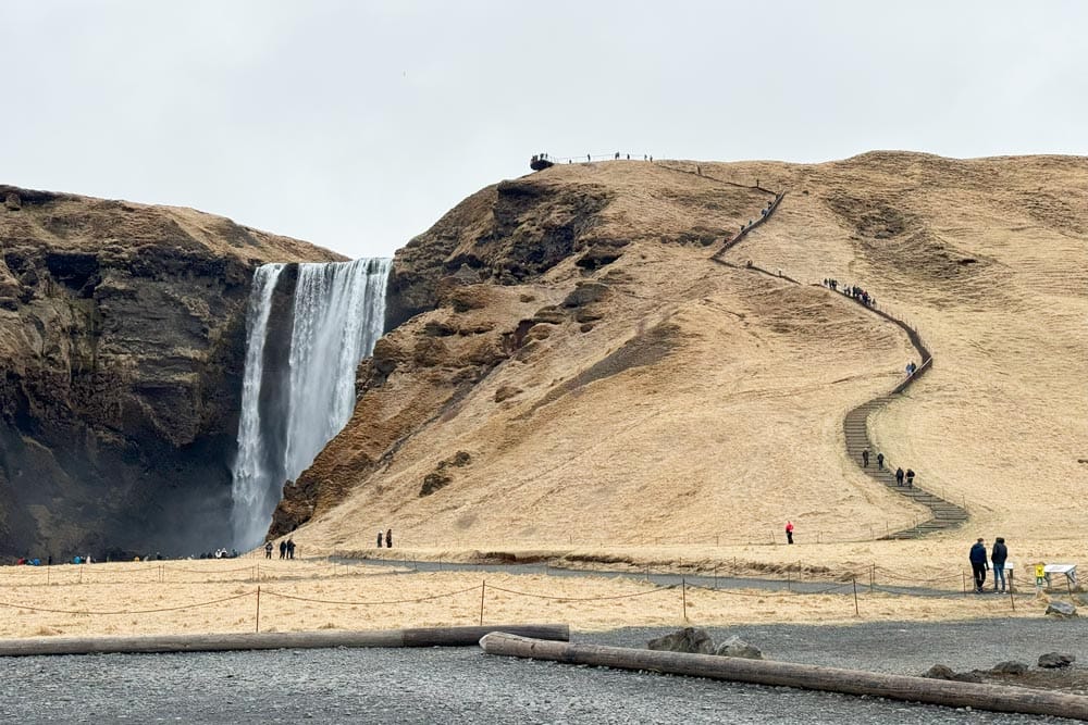 ruta por Islandia de 10 días Cascada Skógafoss