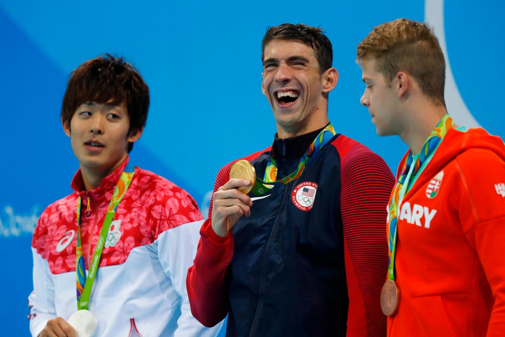 Michael Phelps en las Olimpiadas de Rio
