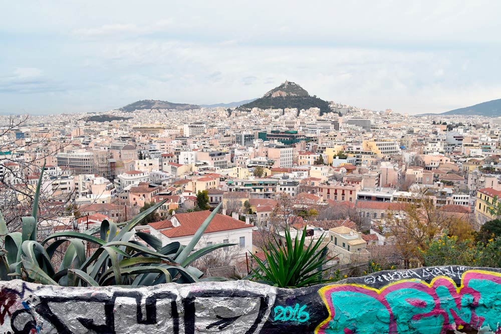 Monte Licabeto en el barrio de Kolonaki en Atenas