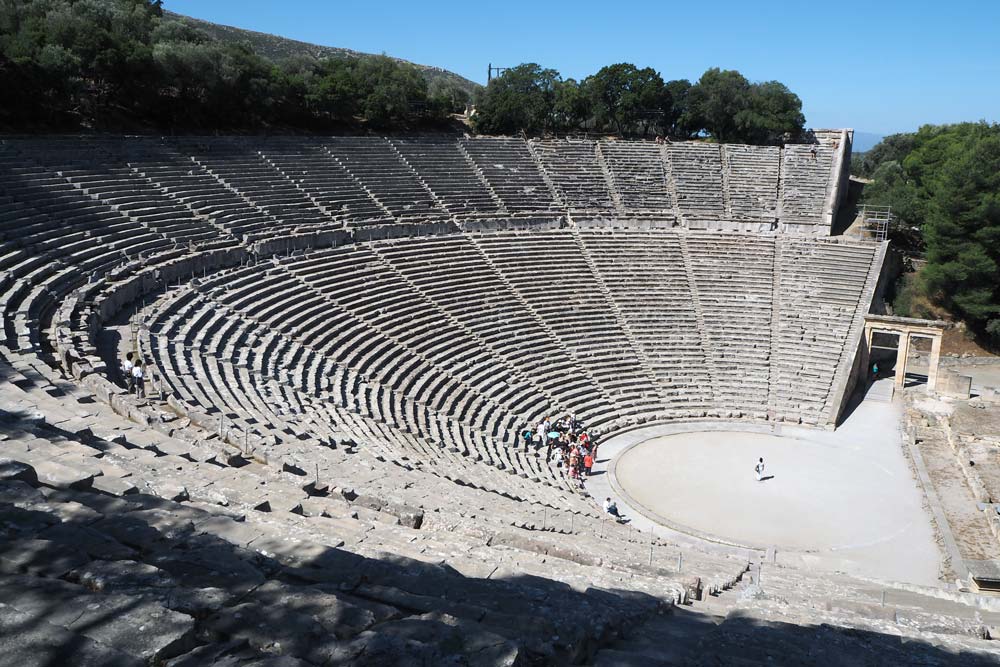 Teatro de Epidauro en Grecia