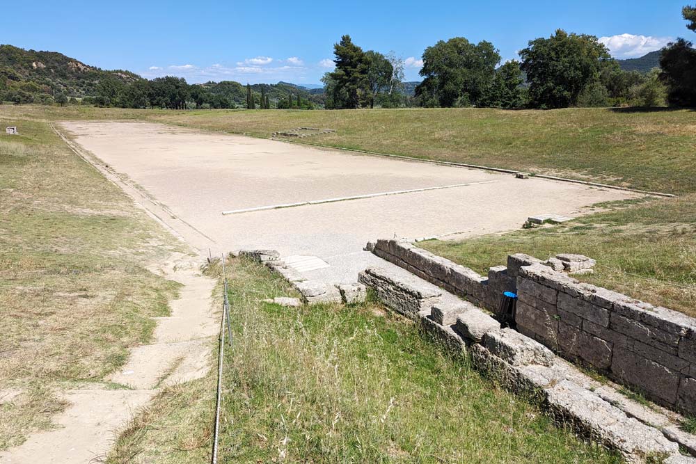 Estadio Olímpico en el sitio arqueológico de Olimpia