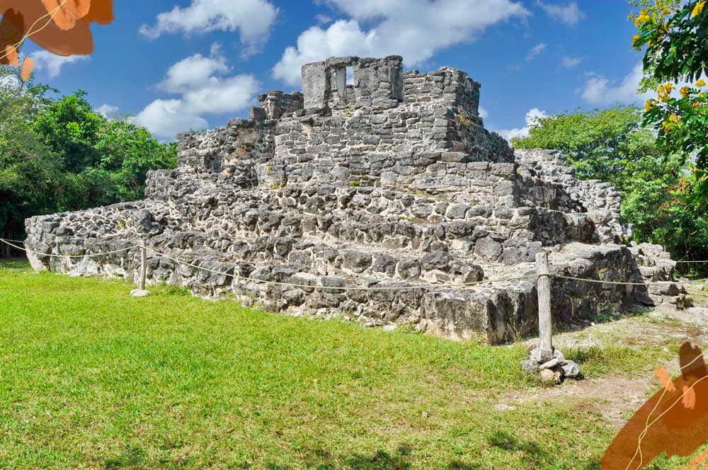 ruinas de san Gervasio en Cozumel