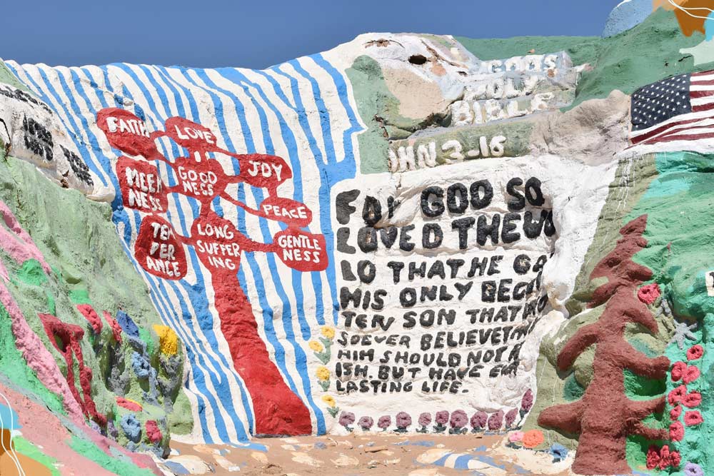 mensajes de Salvation Mountain