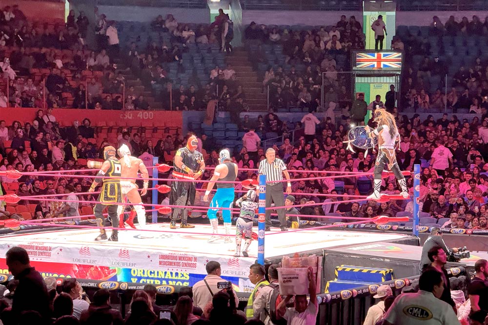 Lucha libre en ciudad de México