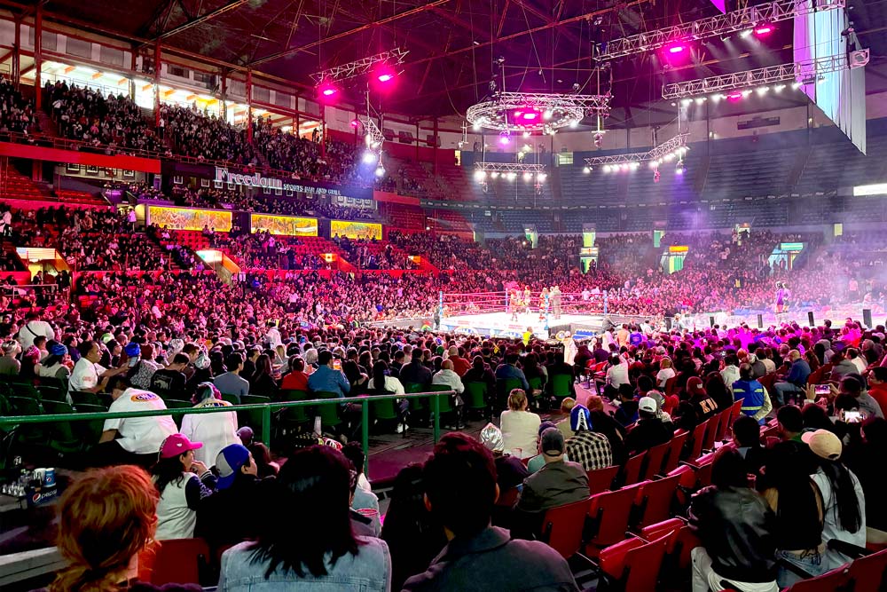 Lucha libre en la Arena México