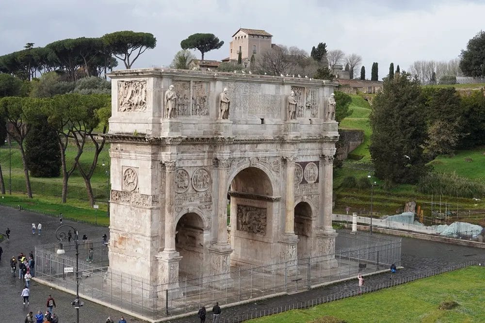 Arco de Costantino en Roma