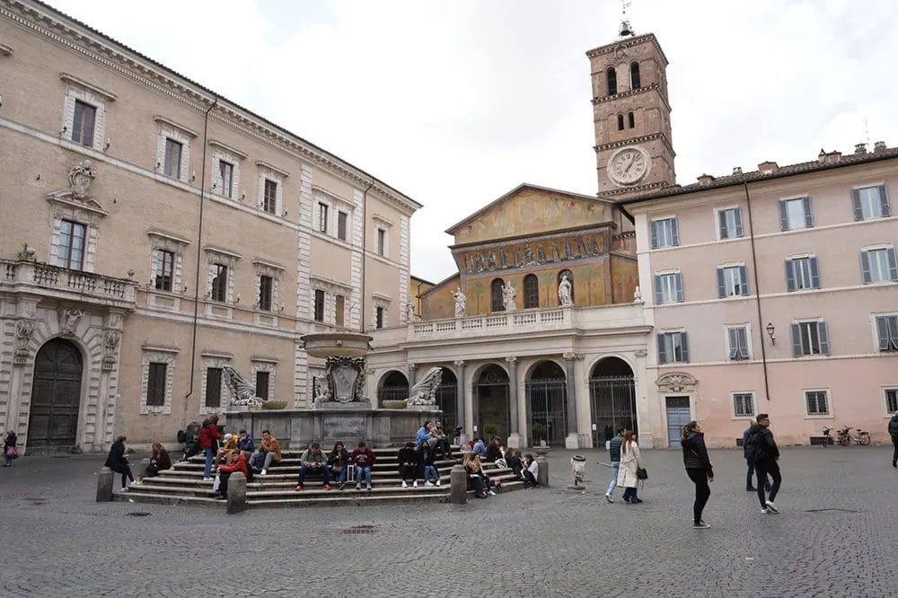 iglesia trastevere roma