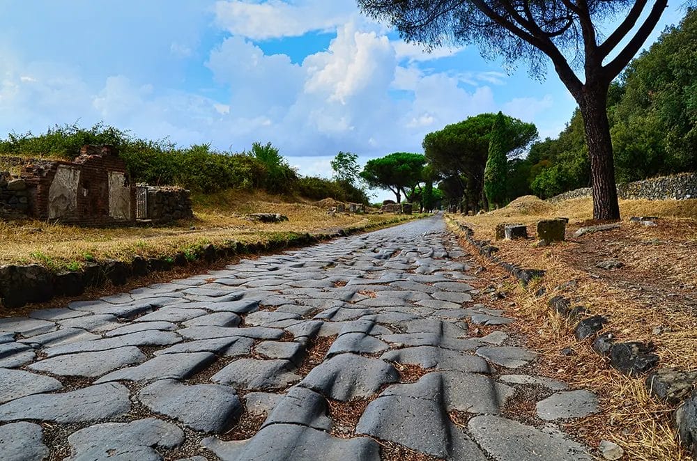 Via Appia en Roma