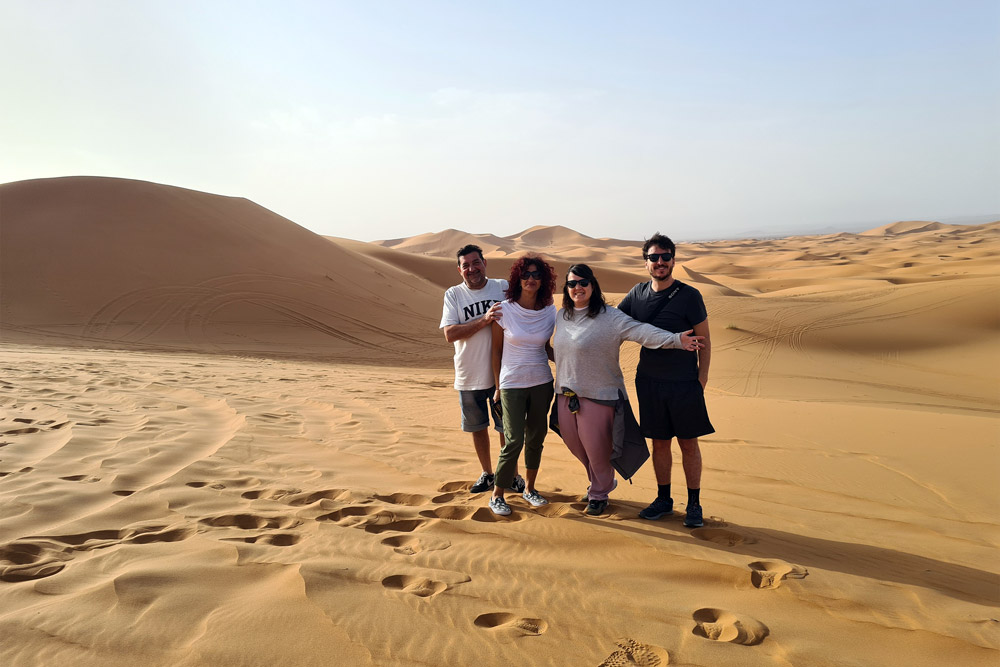 viaje grupo Marruecos desierto