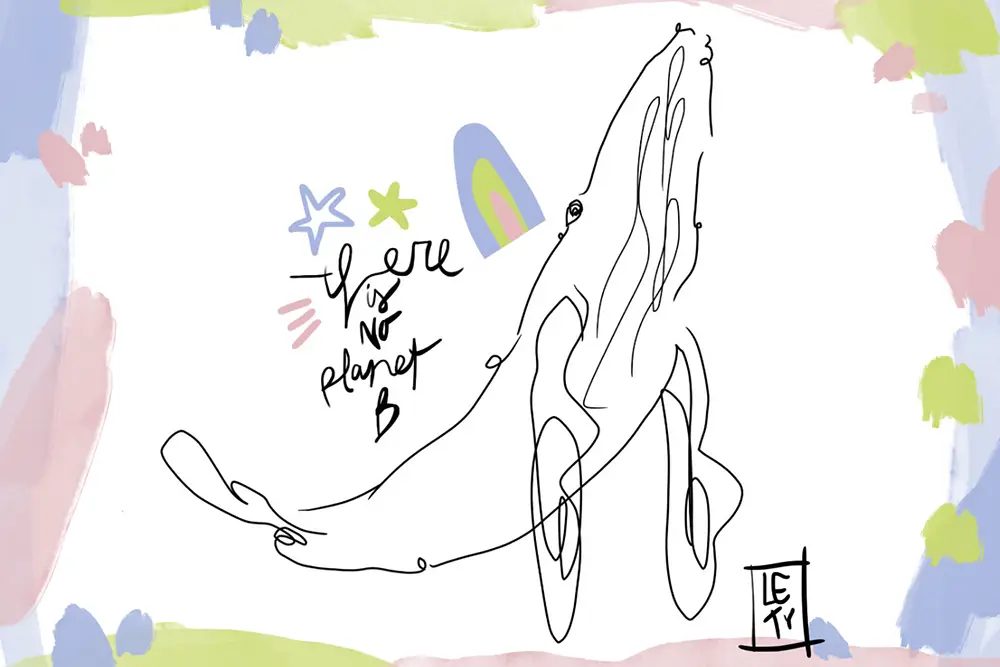 Ilustración ballena