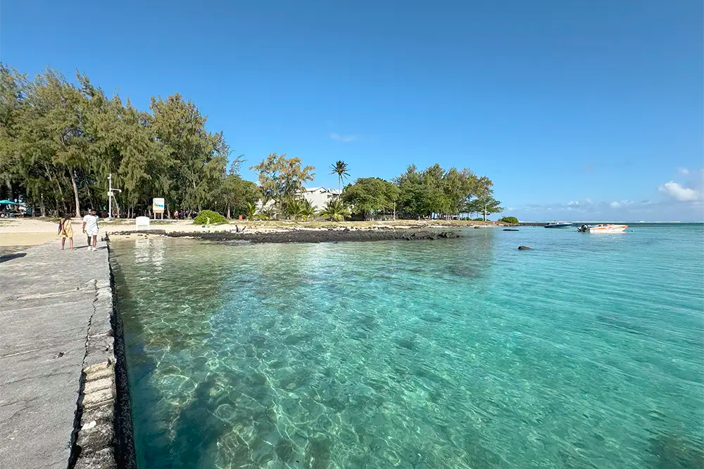 Blue Bay Beach en Mauricio