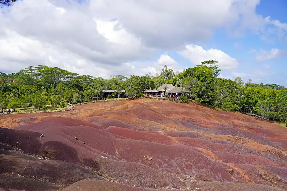 Geoparque Chamarel la tierra de los 7 colores Mauricio