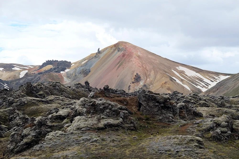 paisaje de montaña en Landmannalaugar Islandia