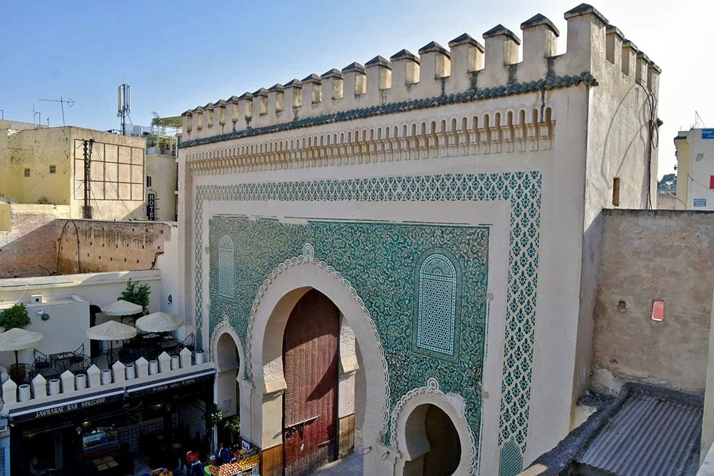 Puerta Bab Boujloud que ver en Fez Marruecos
