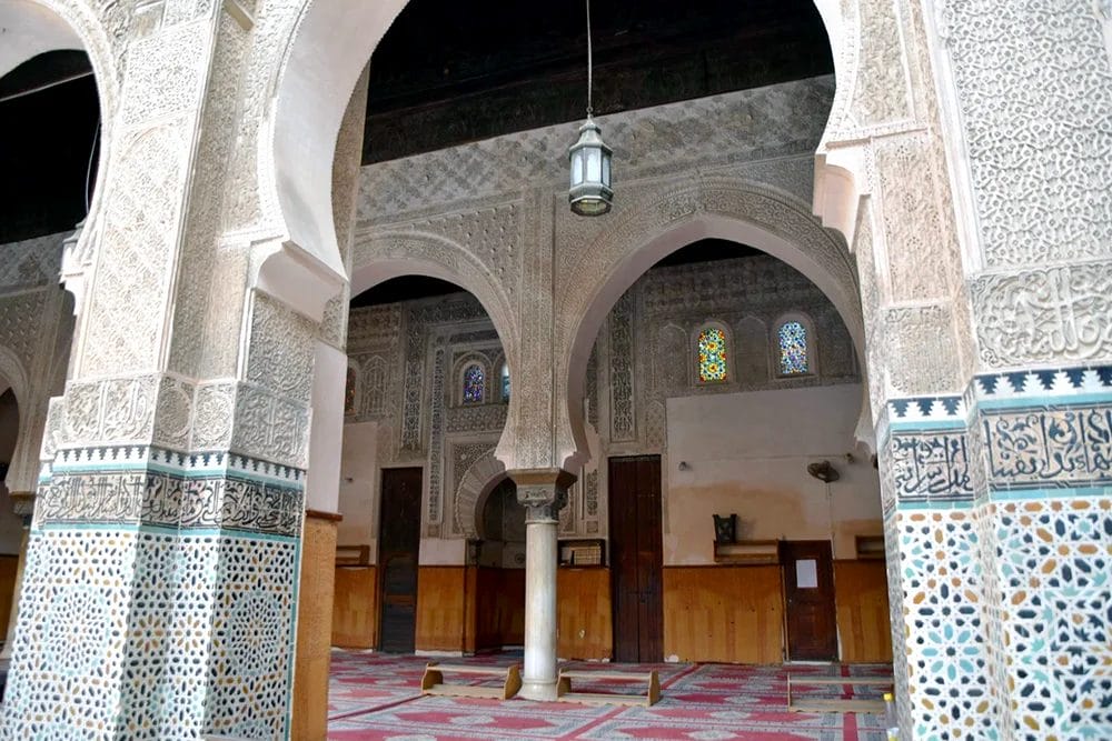 interior Madrasa Bou Inania que ver en Fez Marruecos